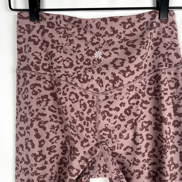 ATHLETA Woman Size Small Tall Elation Ultra Highrise Tight Leopard Print - Picture 6 of 9